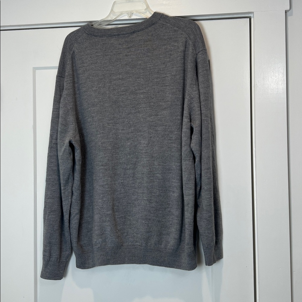 Turnbury Charcoal V-Neck Sweater size 3XT. - Picture 6 of 9
